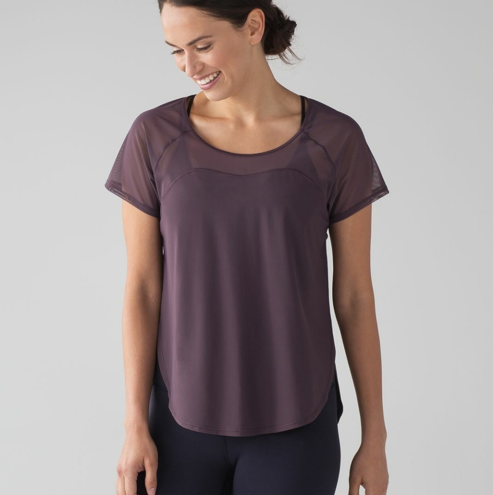 Lululemon VEUC Anew Short Sleeve Tee Black Current
